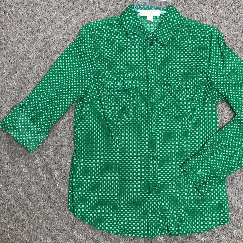 Michael Kors roll tab button up shirt
